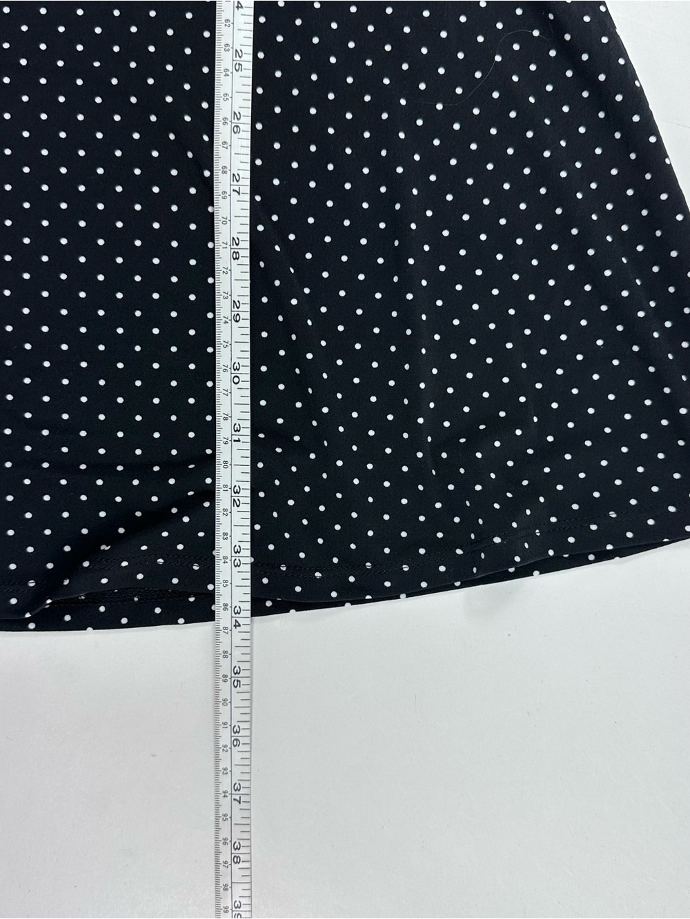 Michael Kors Black Dress with White Polka Dots - Picture 6 of 7